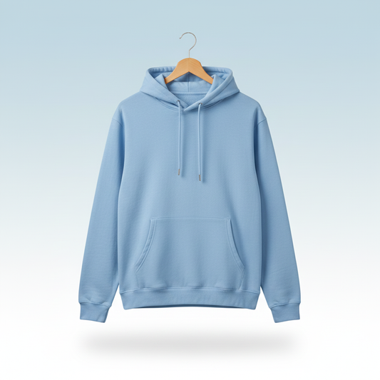 TTS:Men's Baby Blue Hoodie