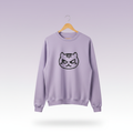 Women's pixelated cat Sweatshirt