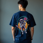 Men's Astro Monkey Oversized T-shirt