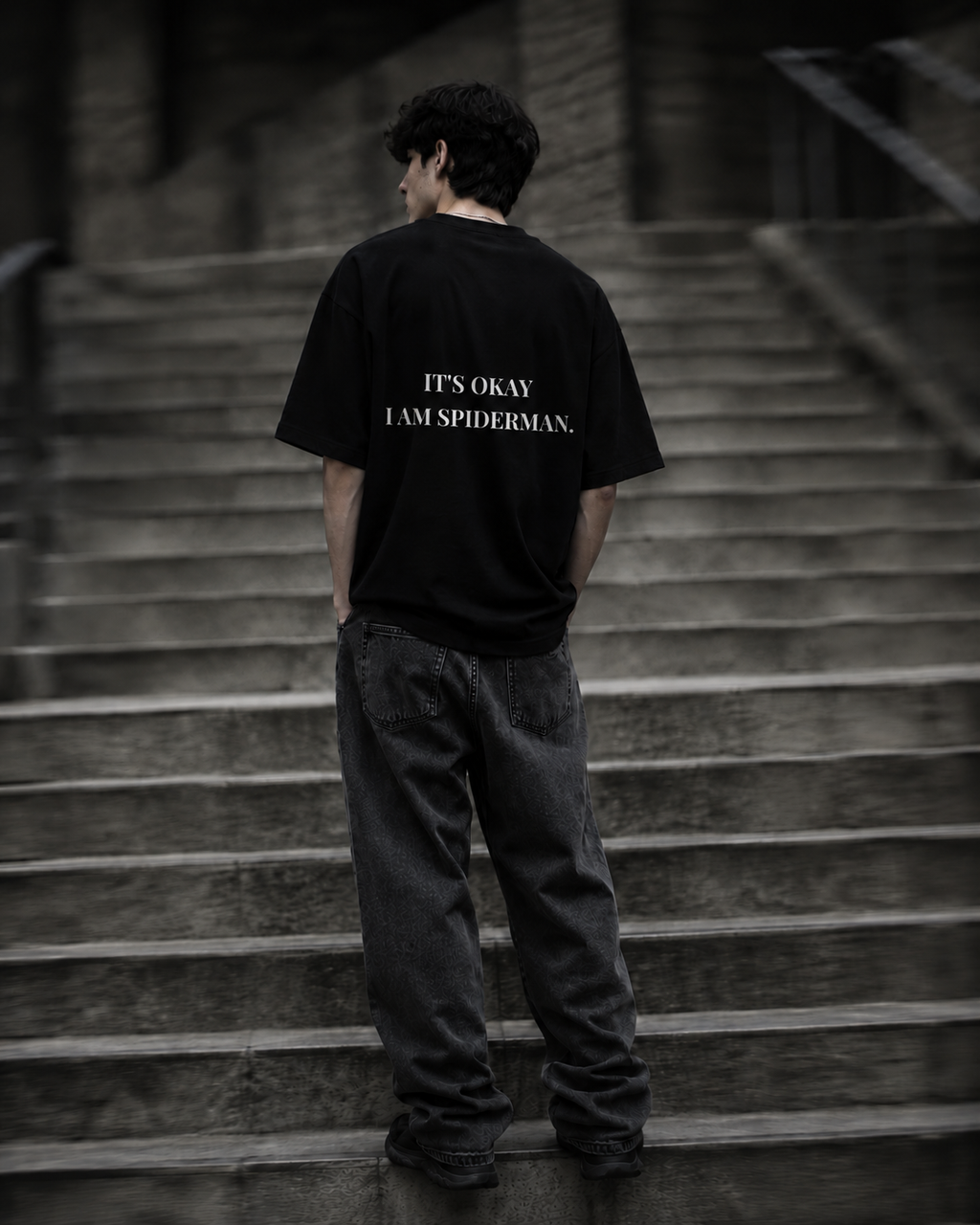I Am Spiderman Oversized Tee