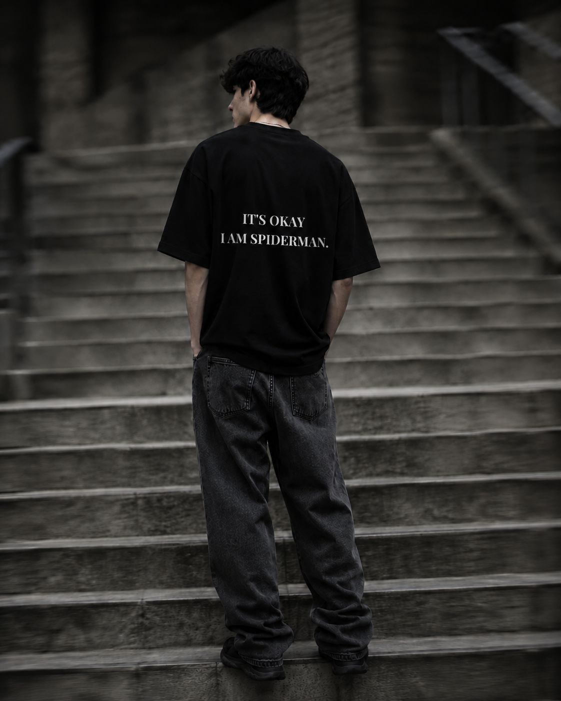 I Am Spiderman Oversized Tee