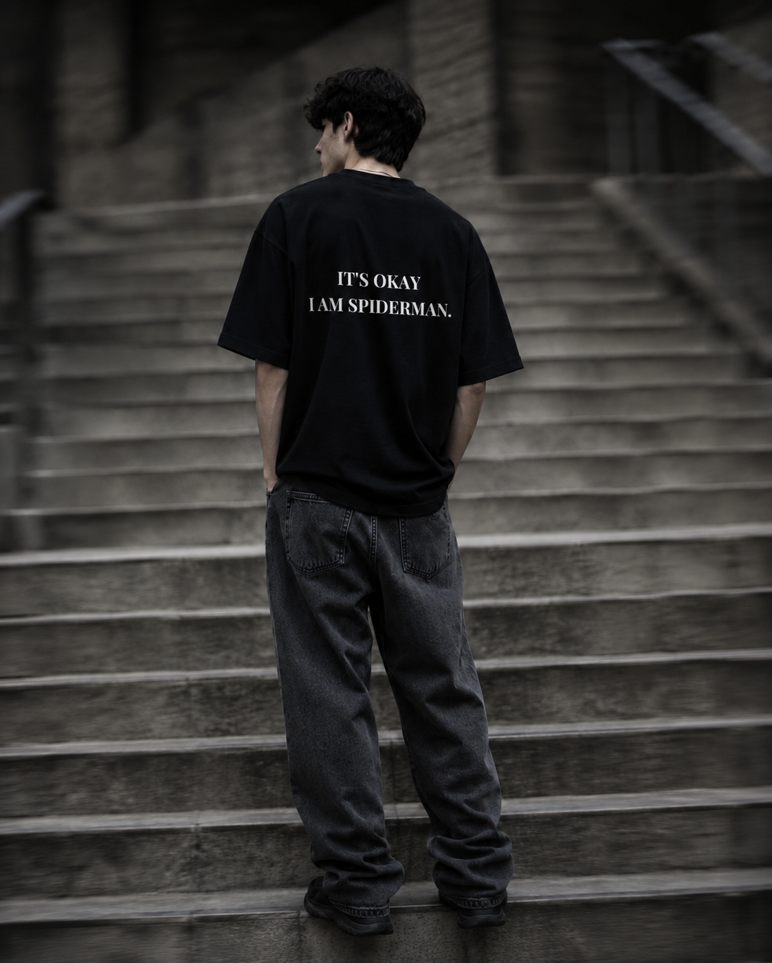 I am spiderman Oversized tee