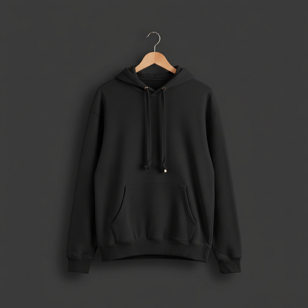 TTS:Men's Black Hoodie