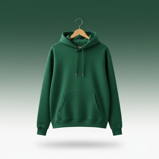 TTS:Men's Bottle Green Hoodie
