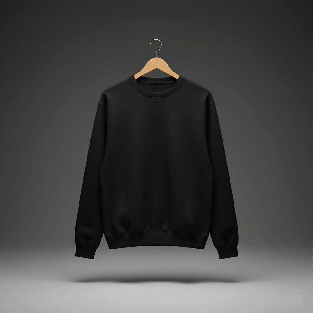 Men's Bare Black Sweatshirt