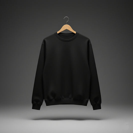 Men's Bare Black Sweatshirt