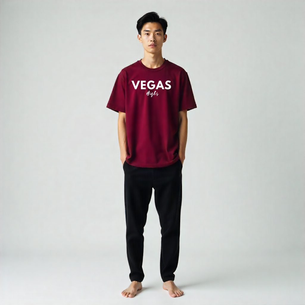 Men's Vegas High Oversized Tee