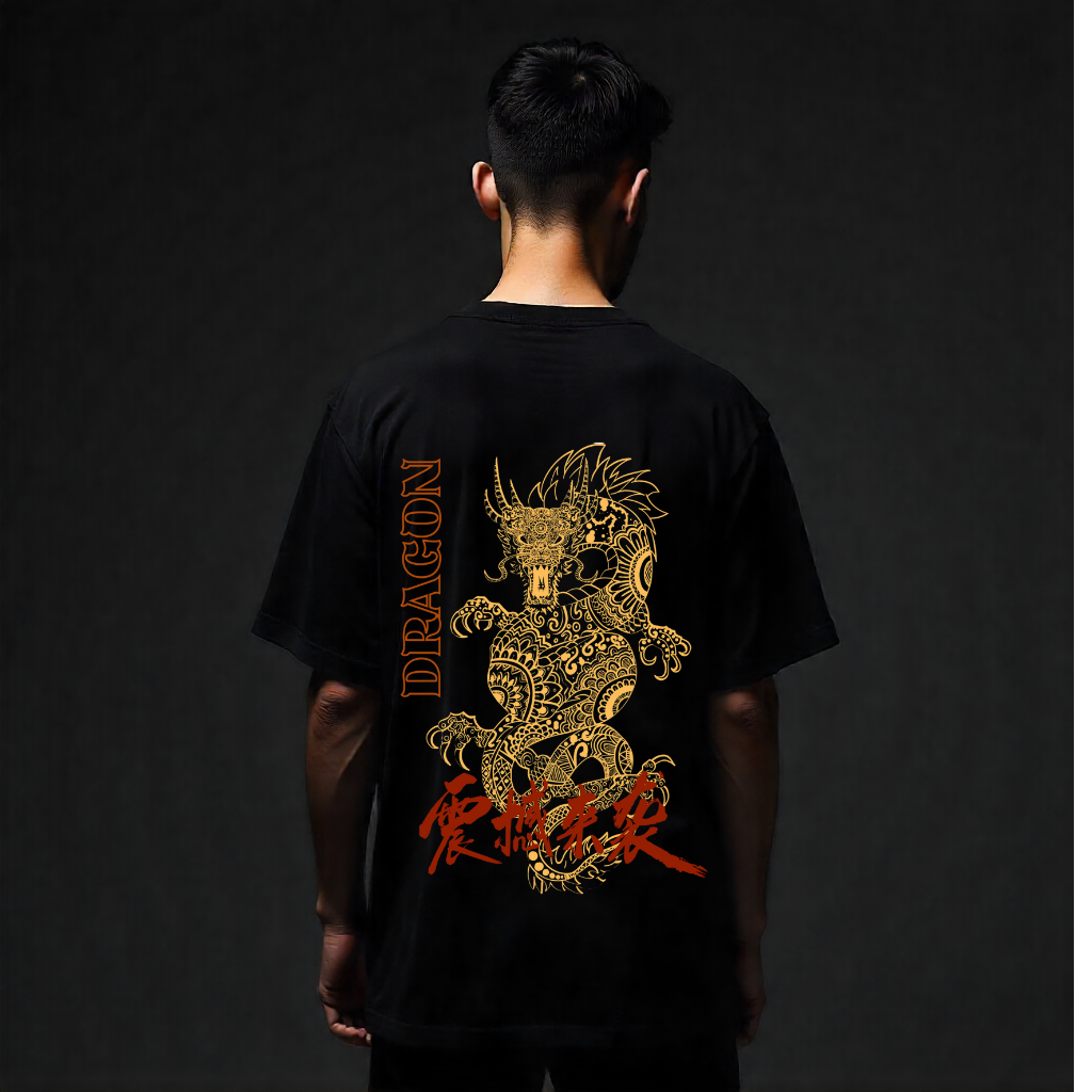 Firestorm Dragon Oversized T-shirt