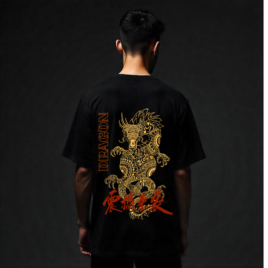 Firestorm Dragon Oversized T-shirt