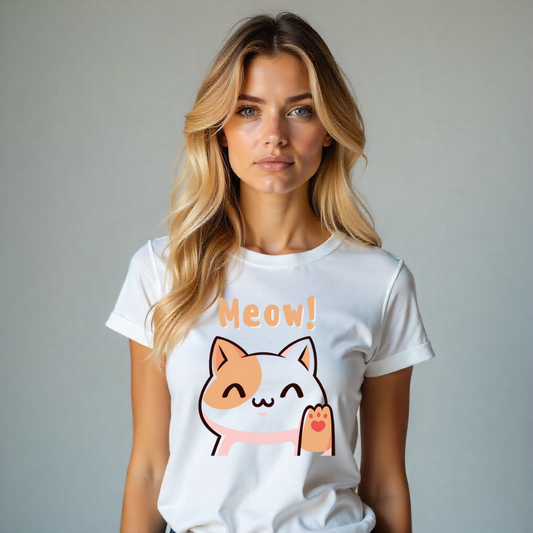 Meow-Logical Boyfriend Fit Tee