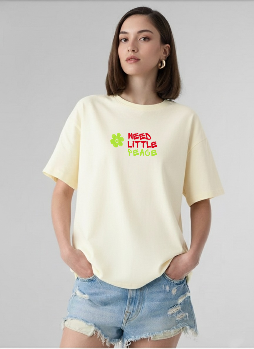 Women's Need Peace Relaxed Tee